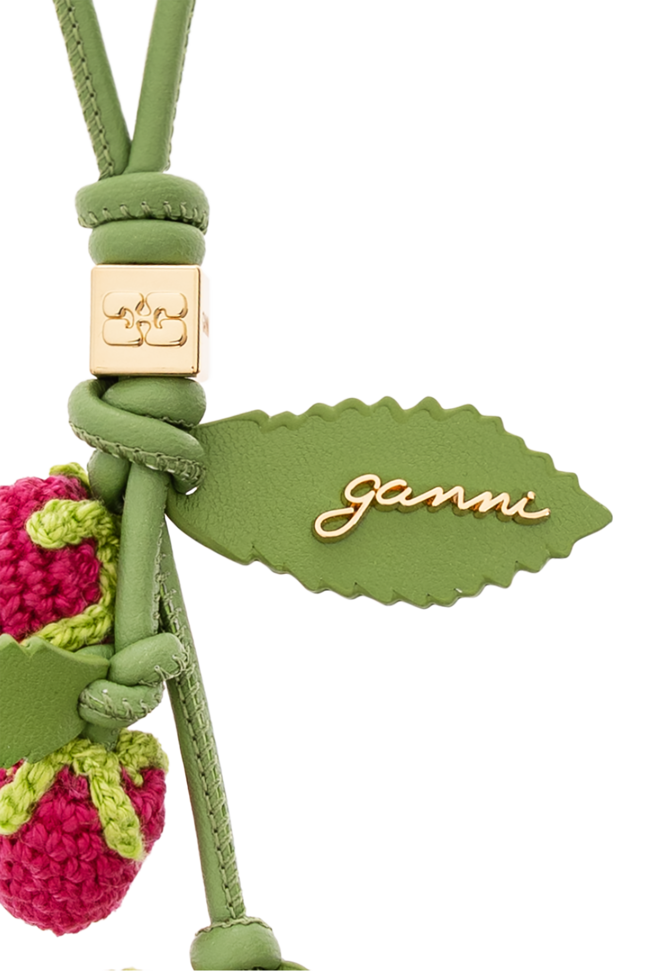 Ganni Bag Charm with Raspberry Motif | Women's | Vitkac